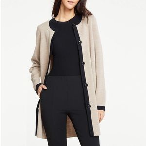 Ann Taylor Petite Tipped Coatigan